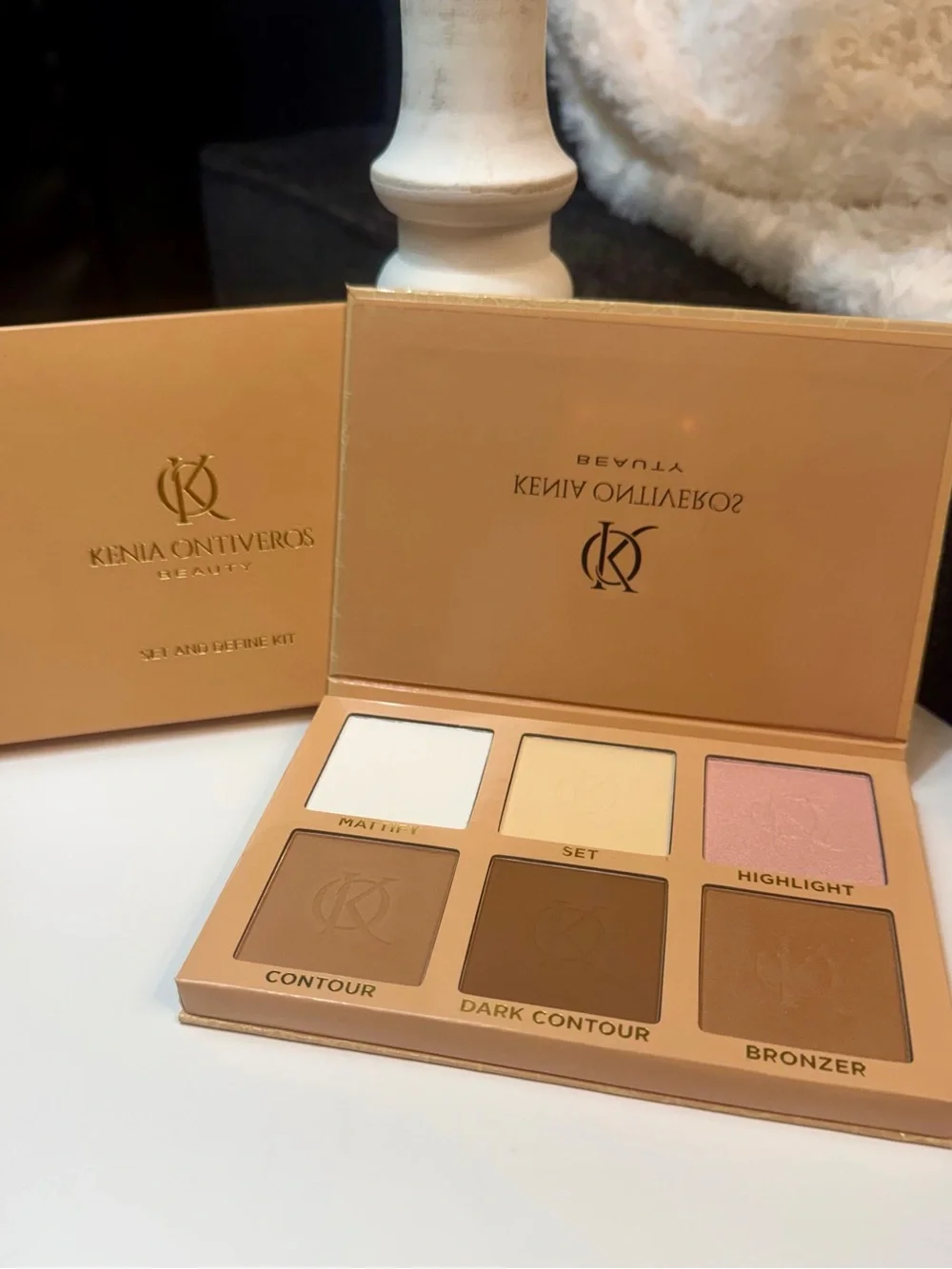 KENIA ONTIVEROS Beauty Face Sculpting Palette — Highlight, Set, Contour, Bronzer